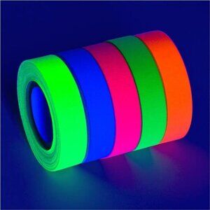 Blacklight Reactive Glow Tape | Premium UV Fluorescent Neon Party Gift for Event